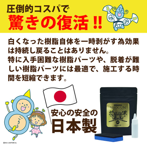 SHOGUN 樹脂パーツ復活再生剤