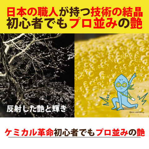 コーティングスターターキット　REPELLENT 超艶出し撥水コーティング剤 ＋R★CLOTH ハイブリッドクロス　セット